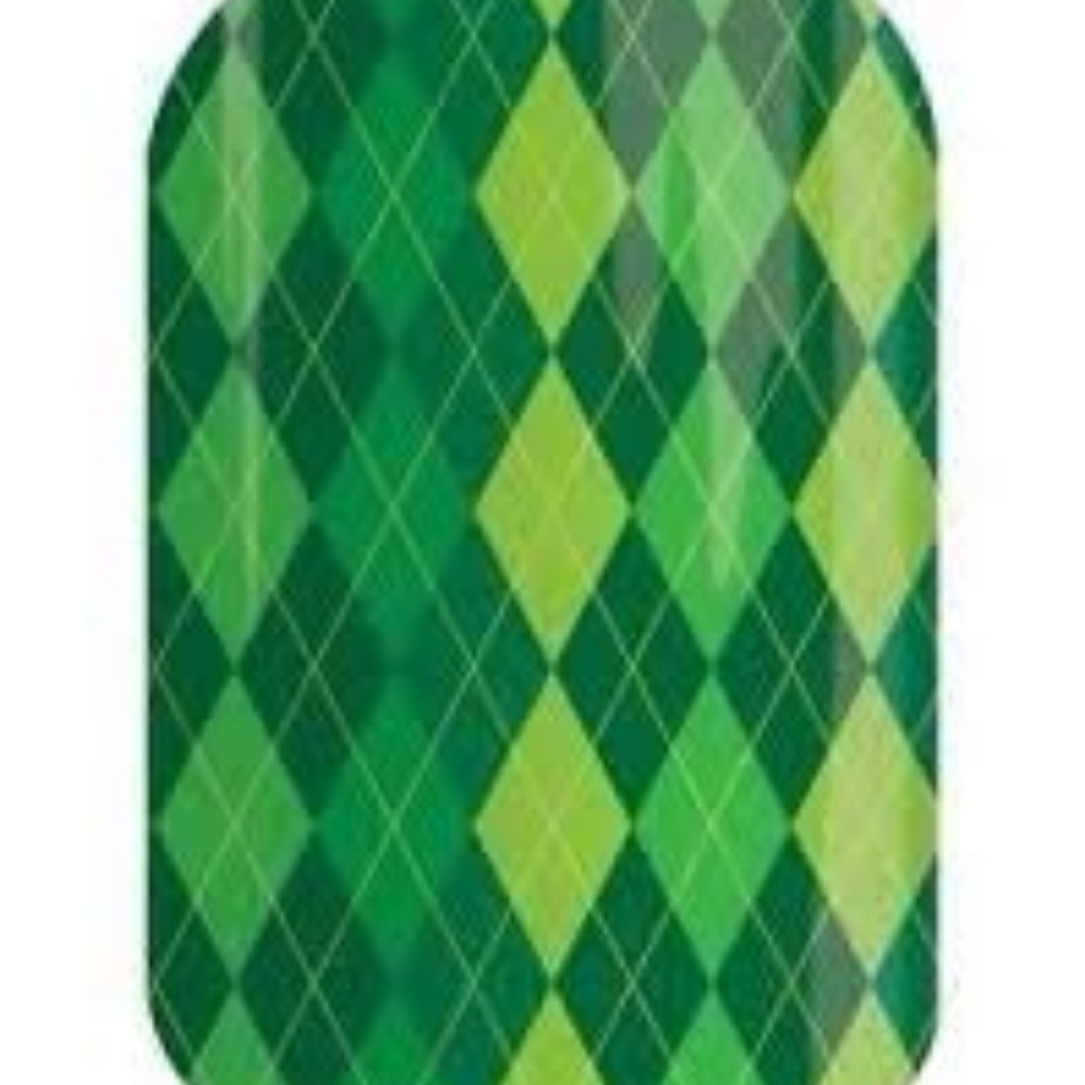 Jamberry Nail Wraps Emerald Argyle